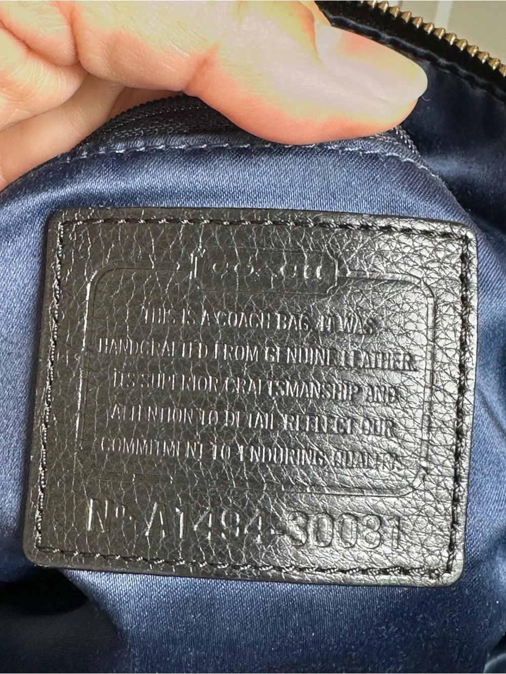 COACH Madison Embossed Leather Georgie Shoulder Crossbody Black Bag